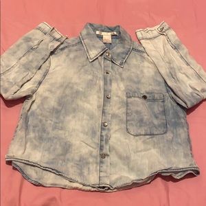 Girls Denim Shirt